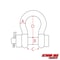 Extreme Max Extreme Max 3006.8378.4 BoatTector Stainless Steel Bolt-Type Anchor Shackle - 1/2", 4-Pack 3006.8378.4 - alternate 2
